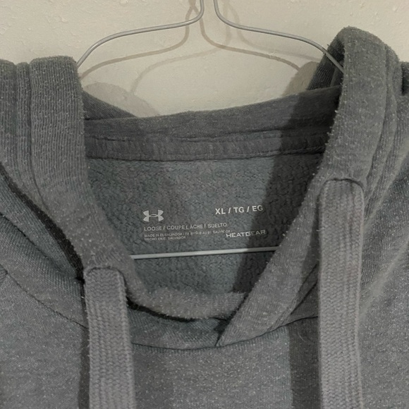 Under Armour Gray and Red Men's Hoodie X-Large - Picture 3 of 3